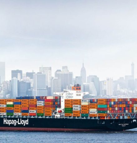 Hanseatic Moving Ship Hanseatic Cargo Ship